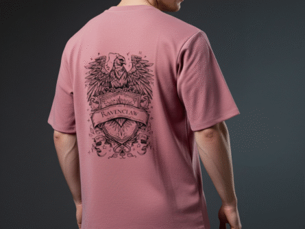 Ravenclaw Cotton Candy Harry Potter T-shirt for Men | Trisholic side profile