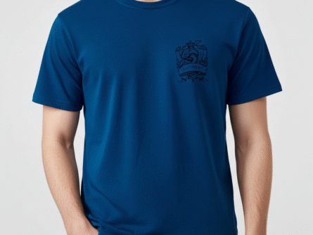 Relaxed fit fantasy tee for men – Oversized Slytherin Blue Harry Potter T-Shirt for Men | Trisholic