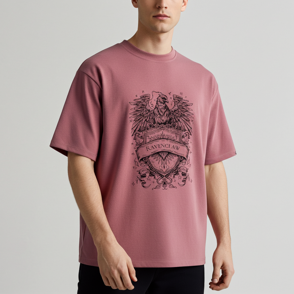 Ravenclaw Cotton Candy Harry Potter T-shirt for Men | Trisholic back shot