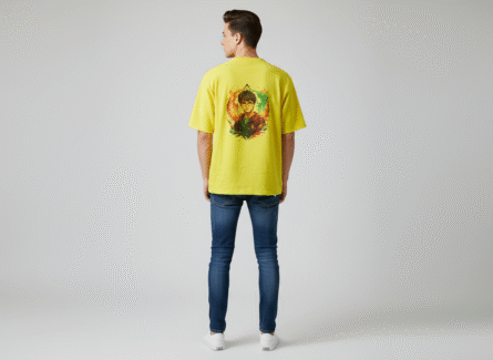 Gryffindor Yellow color Harry potter Stylish oversize t-shirts – Trisholic